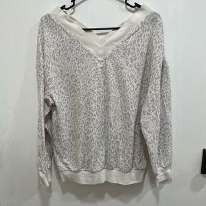Pink Lily Leopard Lounge Set